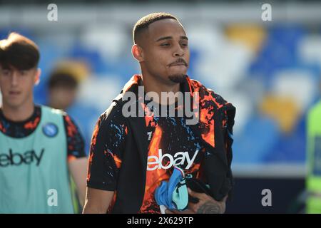 Naples, Italie. 11 mai 2024. Natan de la SSC Napoli lors du match de Serie A entre la SSC Napoli et le Bologna FC au Stadio Diego Armando Maradona Naples Italie le 11 mai 2024. Crédit:Franco Romano/Alamy Live News Banque D'Images