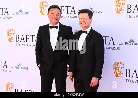 Londres, Royaume-Uni. 12 mai 2024. ANT et Dec assistent aux BAFTA TV Awards 2024, au Royal Festival Hall de Londres. Le crédit photo devrait se lire : Matt Crossick/Alamy Live News Banque D'Images