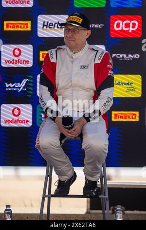 RAOUX Jean-Michel, TOYOTA GR Yaris RC2 Rally2, portrait lors du Rallye de, Portugal. , . WRC World Rally car Championship, du 9 au 12 mai 2024 à Matoshinhos, Portugal - photo Nikos Katikis/DPPI crédit : DPPI Media/Alamy Live News Banque D'Images