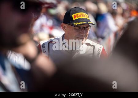 RAOUX Jean-Michel, TOYOTA GR Yaris RC2 Rally2, portrait lors du Rallye de, Portugal. , . WRC World Rally car Championship, du 9 au 12 mai 2024 à Matoshinhos, Portugal - photo Nikos Katikis/DPPI crédit : DPPI Media/Alamy Live News Banque D'Images