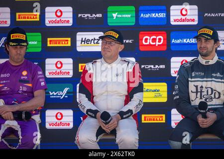 RAOUX Jean-Michel, TOYOTA GR Yaris RC2 Rally2, portrait lors du Rallye de, Portugal. , . WRC World Rally car Championship, du 9 au 12 mai 2024 à Matoshinhos, Portugal - photo Nikos Katikis/DPPI crédit : DPPI Media/Alamy Live News Banque D'Images