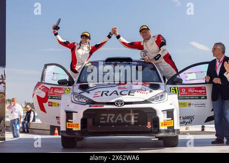 RAOUX Jean-Michel, TOYOTA GR Yaris RC2 Rally2, portrait lors du Rallye de, Portugal. , . WRC World Rally car Championship, du 9 au 12 mai 2024 à Matoshinhos, Portugal - photo Nikos Katikis/DPPI crédit : DPPI Media/Alamy Live News Banque D'Images