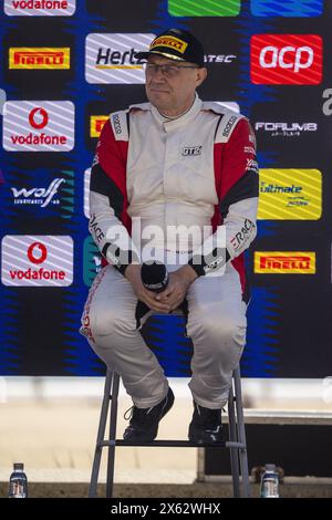 RAOUX Jean-Michel, TOYOTA GR Yaris RC2 Rally2, portrait lors du Rallye de Portugal 2024, 5ème manche du Championnat du monde des Rallye-voitures WRC 2024, du 9 au 12 mai 2024 à Matoshinhos, Portugal Banque D'Images