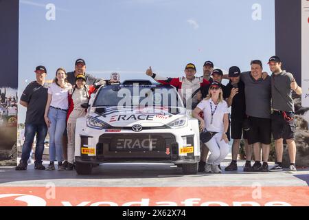RAOUX Jean-Michel, TOYOTA GR Yaris RC2 Rally2, portrait lors du Rallye de Portugal 2024, 5ème manche du Championnat du monde des Rallye-voitures WRC 2024, du 9 au 12 mai 2024 à Matoshinhos, Portugal Banque D'Images