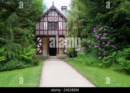 Biddulph.Staffordshire.Royaume-Uni. 1er juin 2023.photo du chalet Cheshire au jardin Biddulph Grange Banque D'Images