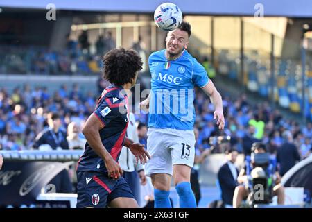 Naples, Italie. 11 mai 2024. Italie, 29 mars 2024 : Amir Rrahmani pendant le championnat italien Serie A 2023-2024 match de football entre Naples et Bologne au stade Diego Armando Maradona, Italie (Felice de Martino/ SPP) crédit : SPP Sport photo de presse. /Alamy Live News Banque D'Images
