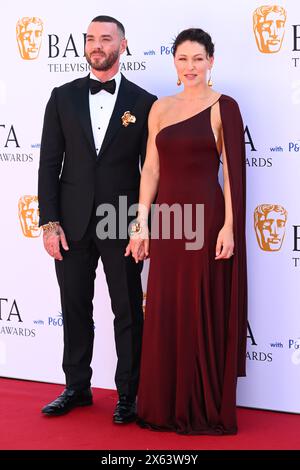 Londres, Royaume-Uni. 12 mai 2024. Matt Willis et Emma Willis assistent aux BAFTA TV Awards 2024, au Royal Festival Hall de Londres. Le crédit photo devrait se lire : Matt Crossick/Alamy Live News Banque D'Images