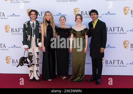 Londres, Royaume-Uni. 12 mai 2024. LONDRES, ROYAUME-UNI - 12 MAI 2024 : de gauche à droite Luke Rollason, Sofia Oxenham, Emma Moran, Mairead Tyers et Bilal Hasna assistent aux BAFTA Television Awards avec P&O Cruises au Royal Festival Hall de Londres, Royaume-Uni, le 12 mai 2024. (Photo de Wiktor Szymanowicz/NurPhoto) crédit : NurPhoto SRL/Alamy Live News Banque D'Images