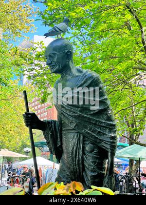 Gandhi Memorial Statue à Union Square à New York. Banque D'Images
