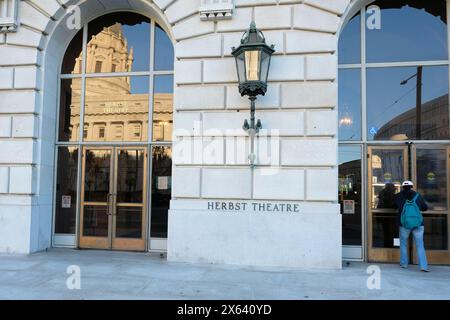 Auditorium Herbst Theatre dans le War Memorial et centre des arts de la scène dans le Civic Center, San Francisco, Californie ; salle de concert Banque D'Images