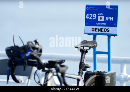 Yokohama, Japon. 11 mai 2024. Vue d'ensemble, 11 mai 2024 - Triathlon : PTS4 masculin au parc Yamashita lors de la World Triathlon para Series Yokohama 2024 à Yokohama, Japon. Crédit : SportsPressJP/AFLO/Alamy Live News Banque D'Images