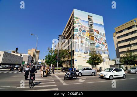 L'organisation sioniste mondiale bâtissant sur la rue Kaplan à tel-Aviv, Israël. Banque D'Images