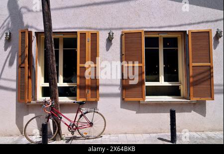 Le quartier historique de Neve Tzedek à tel-Aviv, Israël. Banque D'Images