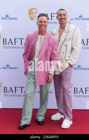 Londres, Royaume-Uni. 12 mai 2024. LONDRES, ROYAUME-UNI - 12 MAI 2024 : Stuart Armfield et Francis Haugen assistent aux BAFTA Television Awards avec P&O Cruises au Royal Festival Hall de Londres, Royaume-Uni, le 12 mai 2024. (Photo de Wiktor Szymanowicz/NurPhoto) crédit : NurPhoto SRL/Alamy Live News Banque D'Images