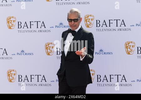 Londres, Royaume-Uni. 12 mai 2024. LONDRES, ROYAUME-UNI - 12 MAI 2024 : Jeff Goldblum assiste aux BAFTA Television Awards avec P&O Cruises au Royal Festival Hall de Londres, Royaume-Uni, le 12 mai 2024. (Photo de Wiktor Szymanowicz/NurPhoto) crédit : NurPhoto SRL/Alamy Live News Banque D'Images