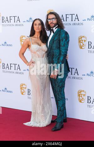 Londres, Royaume-Uni. 12 mai 2024. LONDRES, ROYAUME-UNI - 12 MAI 2024 : Vicky Pattison et Pete Wicks assistent aux BAFTA Television Awards avec P&O Cruises au Royal Festival Hall de Londres, Royaume-Uni, le 12 mai 2024. (Photo de Wiktor Szymanowicz/NurPhoto) crédit : NurPhoto SRL/Alamy Live News Banque D'Images