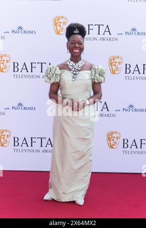 Londres, Royaume-Uni. 12 mai 2024. LONDRES, ROYAUME-UNI - 12 MAI 2024 : Floella Benjamin assiste aux BAFTA Television Awards avec P&O Cruises au Royal Festival Hall de Londres, Royaume-Uni, le 12 mai 2024. (Photo de Wiktor Szymanowicz/NurPhoto) crédit : NurPhoto SRL/Alamy Live News Banque D'Images