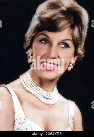 Andersen, Lale, 23.3.1905 - 29.8,1972, chanteuse et actrice allemande, portrait, années 1960, AUTORISATION-DROITS-SUPPLÉMENTAIRES-INFO-NON-DISPONIBLE Banque D'Images