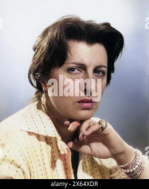 Magnani, Anna, 7.3.1908 - 26.9,1973, actrice italienne, portrait, 1955, ADDITIONAL-RIGHTS-LEARANCE-INFO-NOT-AVAILABLE Banque D'Images