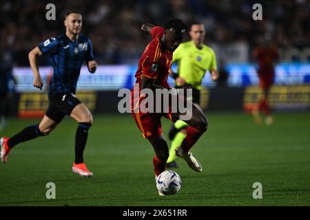 Bergame, Italie. 12 mai 2024. Tammy Abraham (Roma) pendant le match de Serie A italienne entre Atalanta 2-1 Roma au stade Gewiss le 12 mai 2024 à Bergame, Italie . Crédit : Maurizio Borsari/AFLO/Alamy Live News crédit : Aflo Co. Ltd./Alamy Live News Banque D'Images