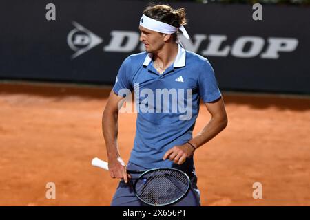 Rome, Italie. 12 mai 2024. Internazionali di Tennis Roma 2024Terzo turno 12 Maggio 2024 Nella foto : Alexander Zverev crédit : Independent photo Agency/Alamy Live News Banque D'Images