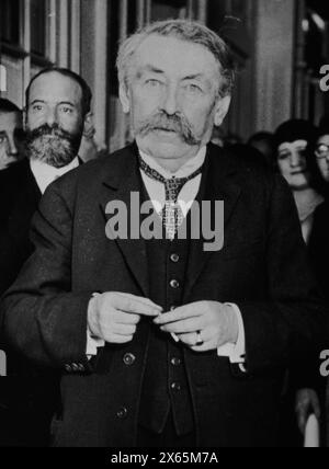 Homme politique français et ministre des Affaires étrangères Aristide Briand, années 1920 Banque D'Images