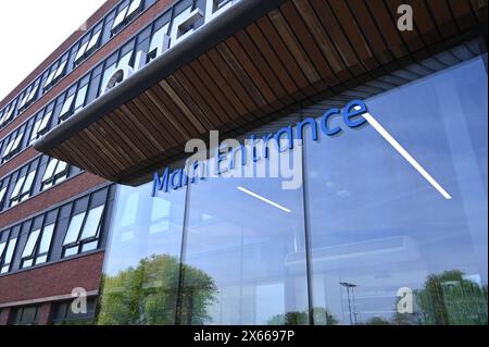 Entrée principale, Queen Mary's Hospital, Sidcup, Kent, Royaume-Uni Banque D'Images