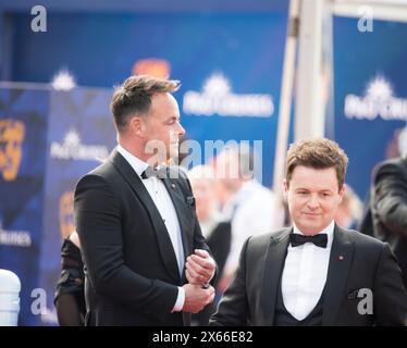 Londres, Royaume-Uni. 12 mai 2024 Ant et Dec, Ant McPartlin et Declan Donnelly assistent aux BAFTA Television Awards au Royal Festival Hall. Crédit : Prixpics/Alamy Live News Banque D'Images