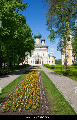 Cathédrale de la Transfiguration, Ouglitch, anneau d'or, de l'Oblast de Iaroslavl, en Russie Banque D'Images