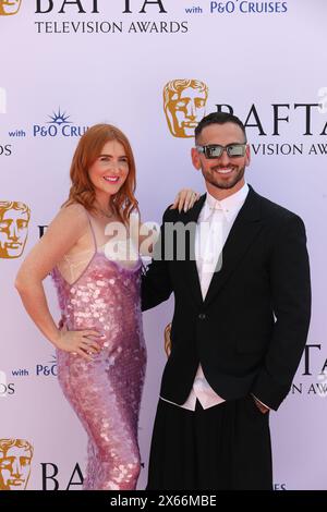 Les invités assistent aux BAFTA TV Awards avec P&O Cruises 2024 au Royal Festival Hall de Londres. Banque D'Images