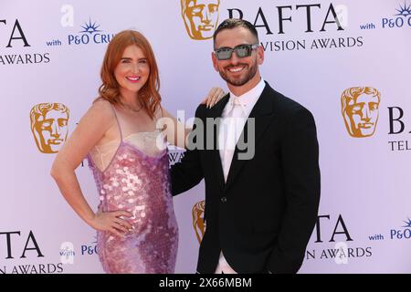 Les invités assistent aux BAFTA TV Awards avec P&O Cruises 2024 au Royal Festival Hall de Londres. Banque D'Images