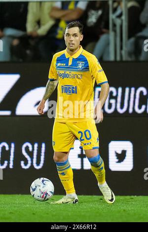 Frosinone, Italie. 10 mai 2024. Pol Lirola de Frosinone Calcio lors du match de Serie A TIM entre Frosinone Calcio et le FC Internazionale au Stadio Benito Stirpe le 10 mai 2024 à Frosinone, Italie. Crédit : Giuseppe Maffia/Alamy Live News Banque D'Images