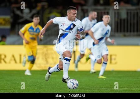 Frosinone, Italie. 10 mai 2024. Lautaro Martinez du FC Internazionale lors du match de Serie A TIM entre Frosinone Calcio et le FC Internazionale au Stadio Benito Stirpe le 10 mai 2024 à Frosinone, Italie. Crédit : Giuseppe Maffia/Alamy Live News Banque D'Images