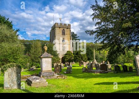 Aymestrey Herefordshire UK - Le Saint Jean Baptiste et l'église St Alkmund Banque D'Images