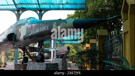 Avion américain capturé, Musée militaire de Hanoi Banque D'Images