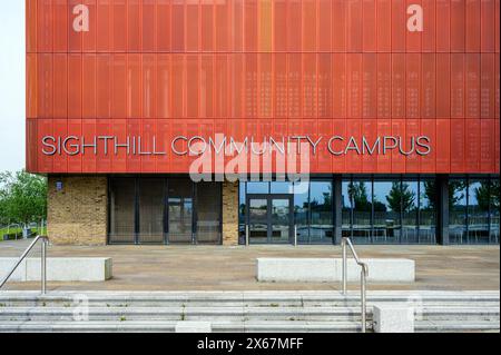 Campus communautaire de Sighthill, Glasgow, Écosse, Royaume-Uni, Europe Banque D'Images