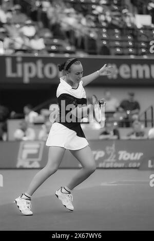 Martina Hingis aux Championnats de tennis de Lipton 1999 Banque D'Images