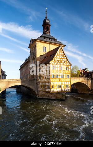 Bamberg au lever du soleil est un visuel magique, Europe, Allemagne, Franconie, Bavière, Bamberg Banque D'Images