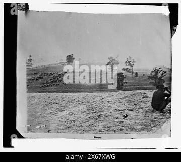 Antietam, Maryland. Champ de bataille le jour de la bataille sic, photographies de la guerre de Sécession 1861-1865 Banque D'Images