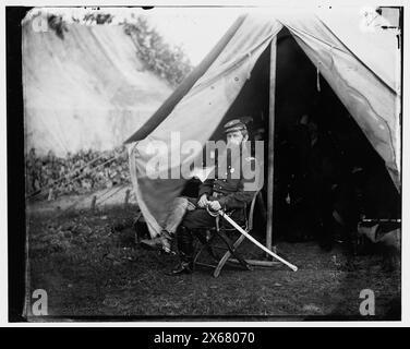 Culpeper, Virginie. Col. William R. Brewster, 73d New York Infantry, photographies de la guerre de Sécession 1861-1865 Banque D'Images