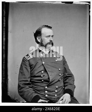 Major Gen. Lovell Harrison Rousseau, photographies de la guerre de Sécession 1861-1865 Banque D'Images