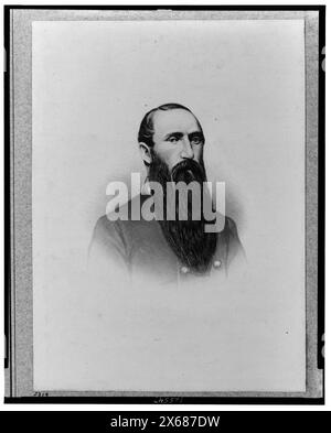 Brig. Général Albert G. Jenkins, photographies de la guerre de Sécession 1861-1865 Banque D'Images