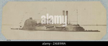 U.S. Gunboat Lafayette, Mississippi River Fleet, photos de la guerre de Sécession 1861-1865 Banque D'Images