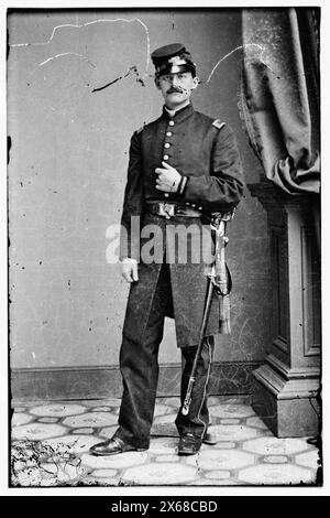 Lt. Van Ness, photographies de la guerre civile 1861-1865 Banque D'Images