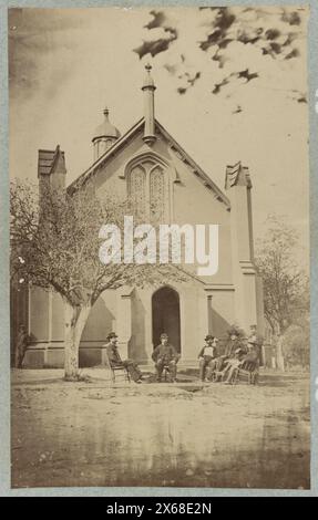 Pratique Chapel Virginia Theological Seminary, Alexandria, Virginie, photographies de la guerre de Sécession 1861-1865 Banque D'Images