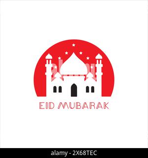Eid Mubarak Illustration de Vecteur