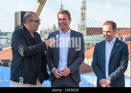 Munich, Allemagne. 13 mai 2024. Munich, Allemagne, 13 mai 2024 : lors de la tournée du Trophée UEFA EURO 24 au Bellevue di Monaco, Munich, Allemagne. (Sven Beyrich/SPP) crédit : photo de presse sportive SPP. /Alamy Live News Banque D'Images