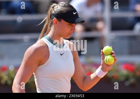 Rome, Italie. 13 mai 2024. Pendant l'Internazionali BNL d'Italia 2024 au Foro Italico, Italie, 13 mai 2024 crédit : massimo insabato/Alamy Live News crédit : massimo insabato/Alamy Live News Banque D'Images