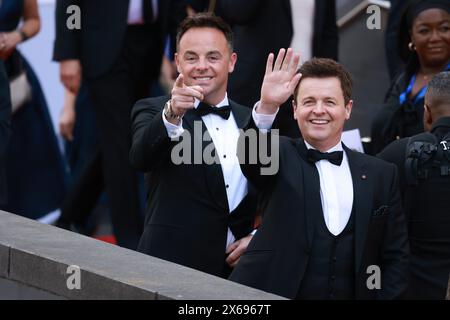 Londres Royaume-Uni 12 mai 2024 le duo hilarant Ant & Dec est arrivé aux BAFTA TV Awards 2024 Banque D'Images