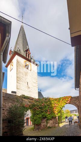 Bruttig-Fankel, église de Mariä Himmelfahrt à Fankel dans la région de Moselle, Rhénanie-Palatinat, Allemagne Banque D'Images